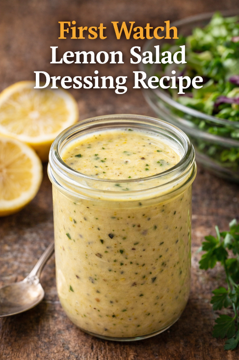 First Watch Lemon Salad Dressing Recipe