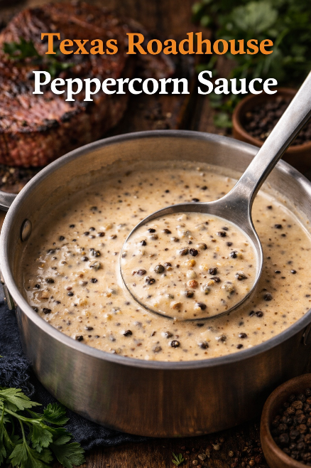 Texas Roadhouse Peppercorn Sauce (Copycat Recipe)