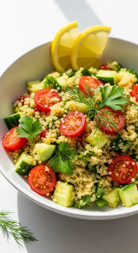 Ginger Turmeric Quinoa Salad