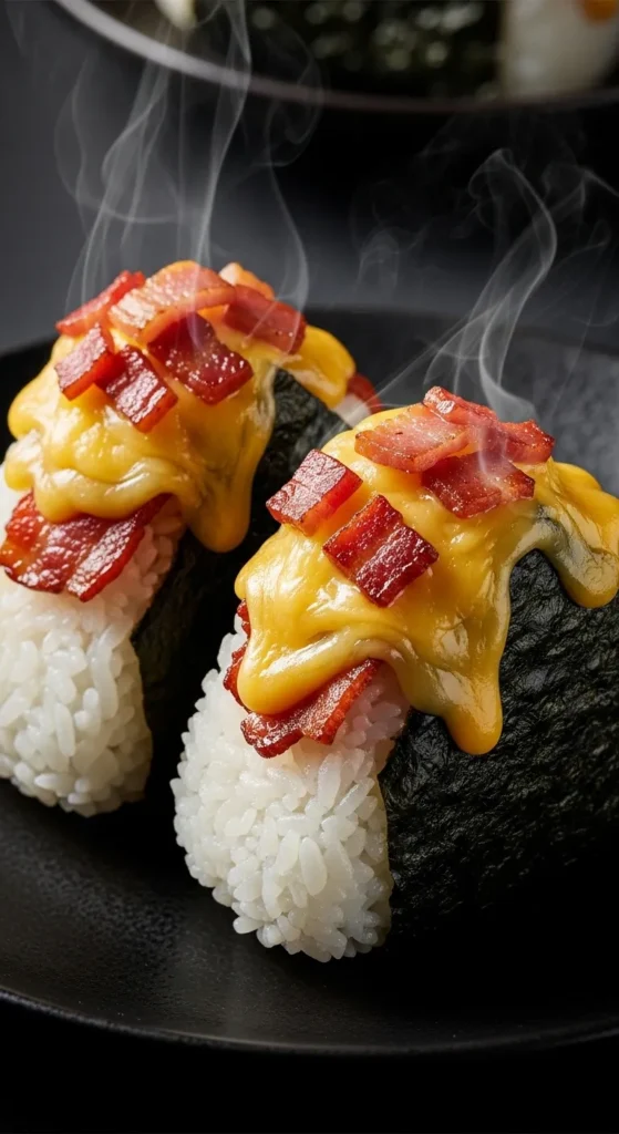 Cheese & Bacon Onigiri