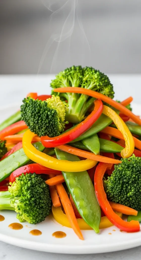 Rainbow Veggie Stir Fry