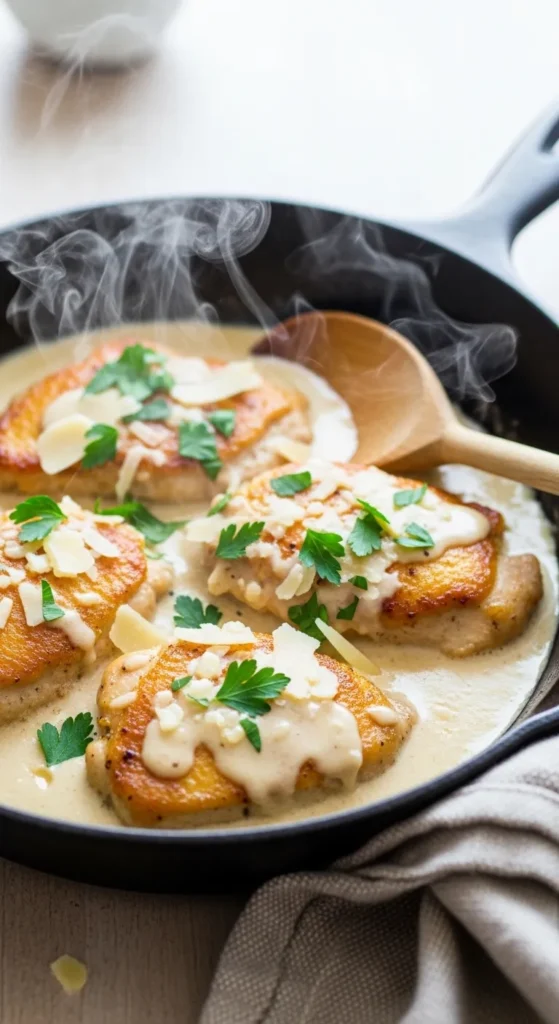 Creamy Garlic Butter Chicken Skillet