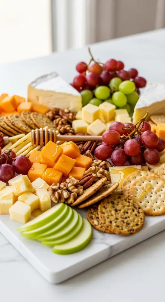 Classic Cheese and Fruit Platter