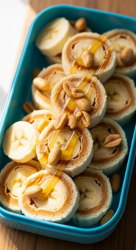 Peanut Butter Banana Roll Ups