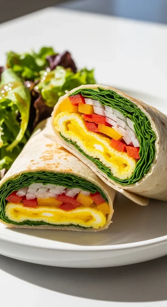 Veggie Omelette Wrap