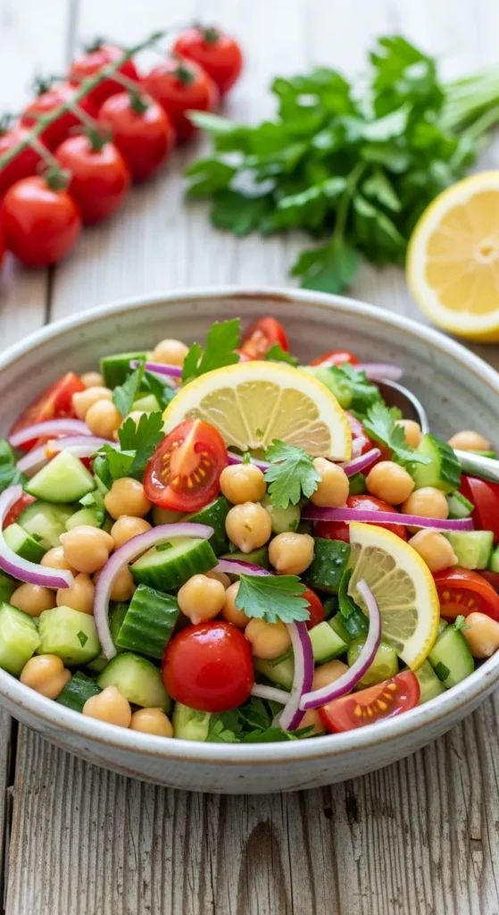 Mediterranean Chickpea Salad