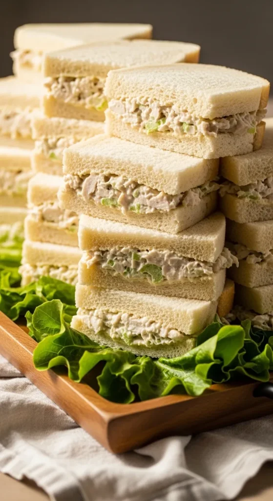 Chicken Salad Finger Sandwiches