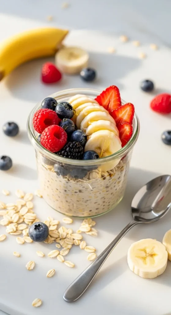 Overnight Oats with Fruits