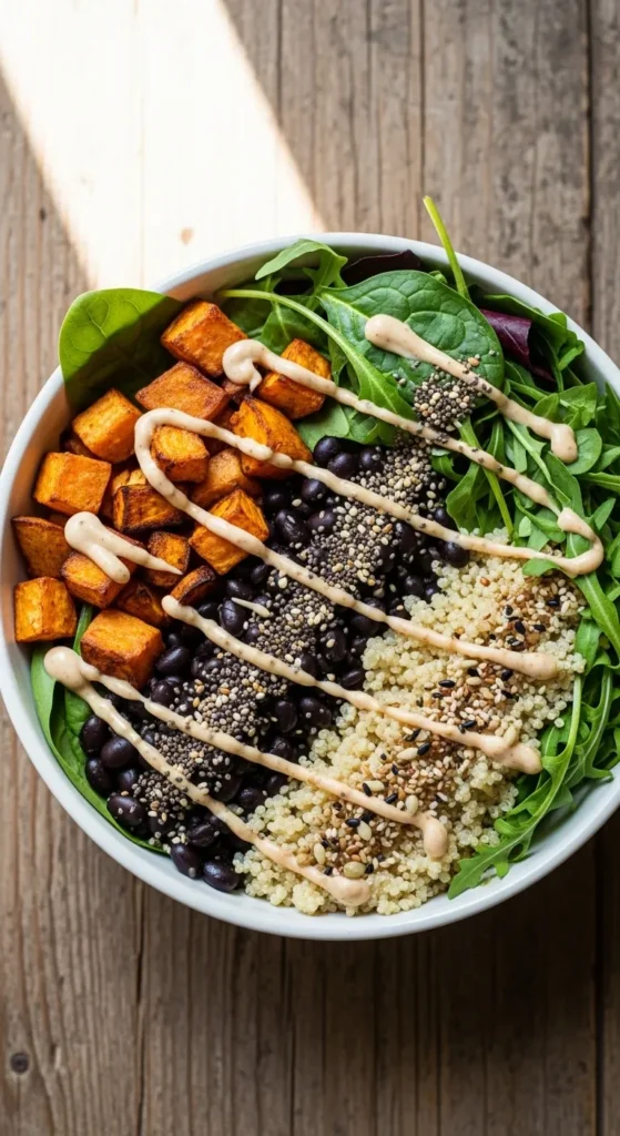 Sweet Potato and Black Bean Buddha Bowl