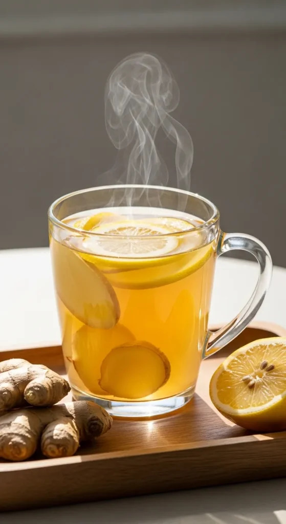 Ginger Lemon Detox Tea