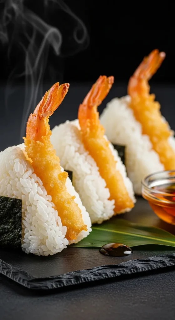 Shrimp Tempura Onigiri