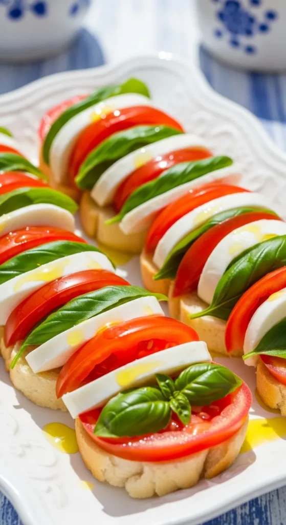 Caprese Finger Sandwiches