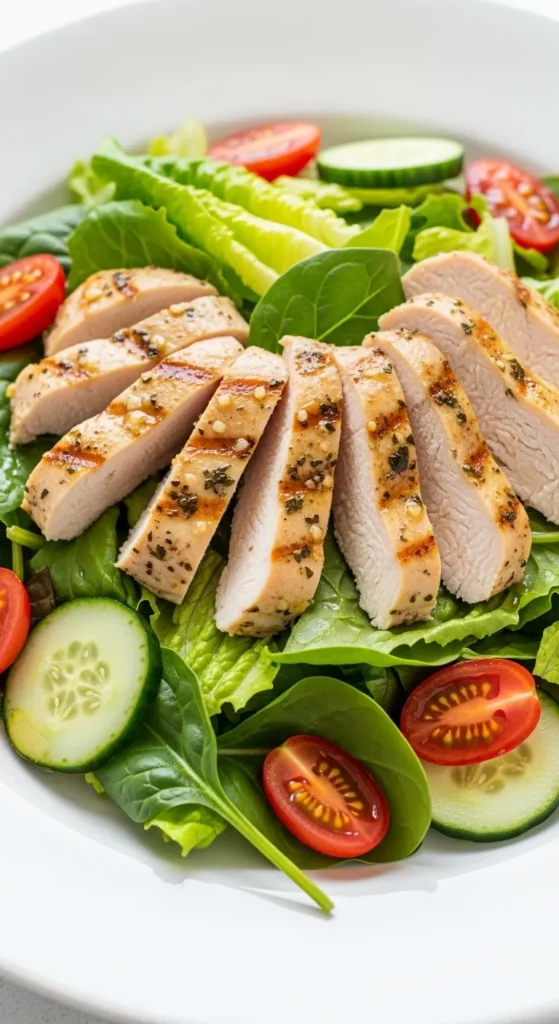 Garlic Herb Grilled Chicken Salad