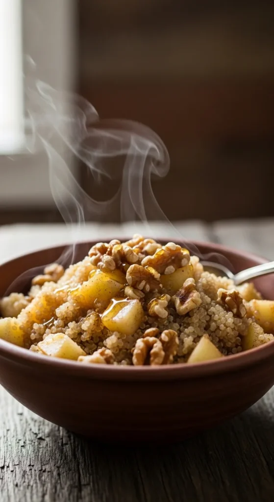 Cinnamon Apple Quinoa Breakfast