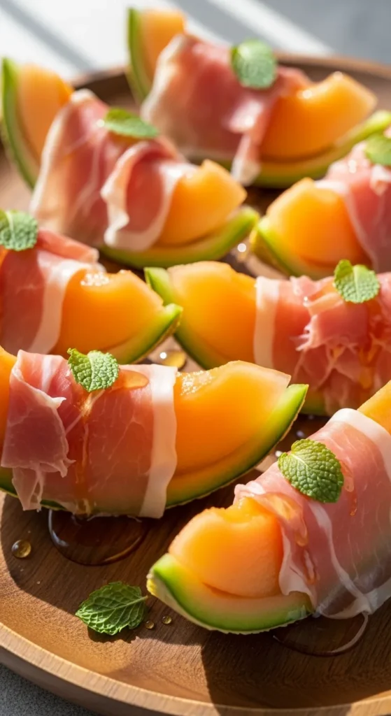Prosciutto Wrapped Melon