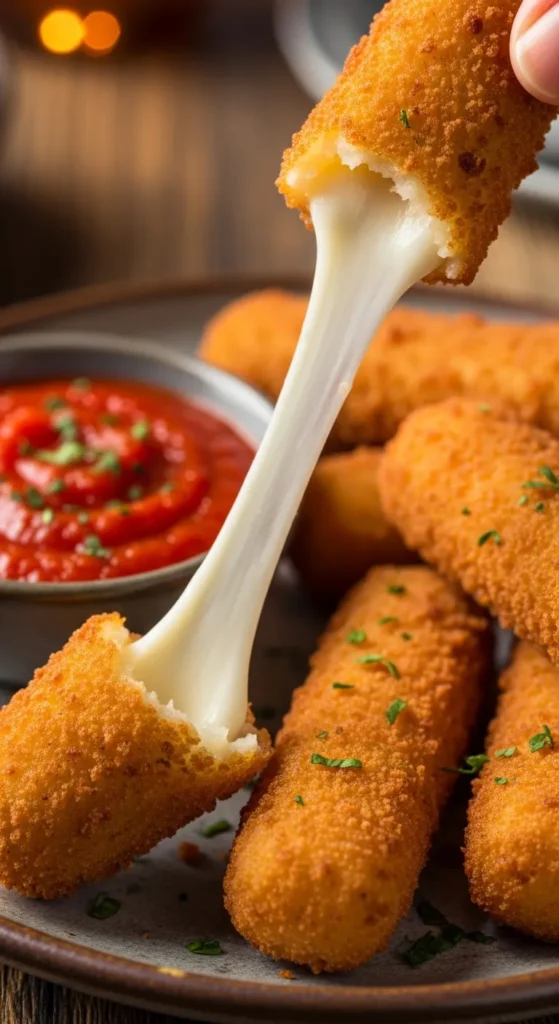 Fried Mozzarella Sticks