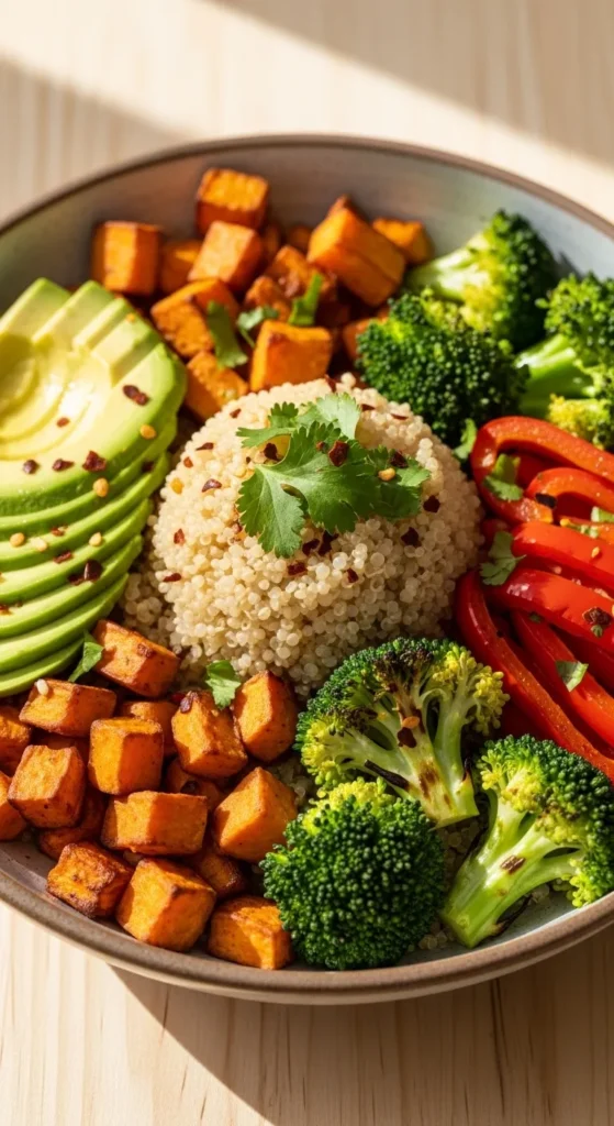 Spiced Quinoa Veggie Bowl