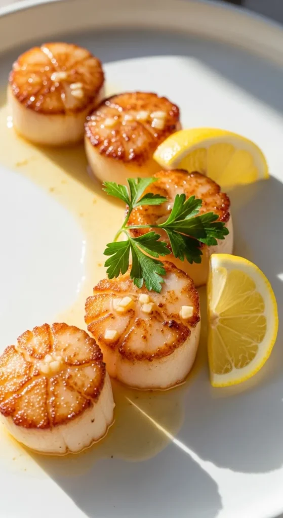 Lemon Garlic Butter Scallops