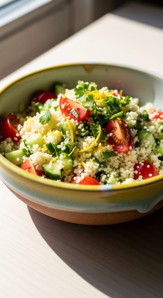 Lemon Herb Couscous Bowl