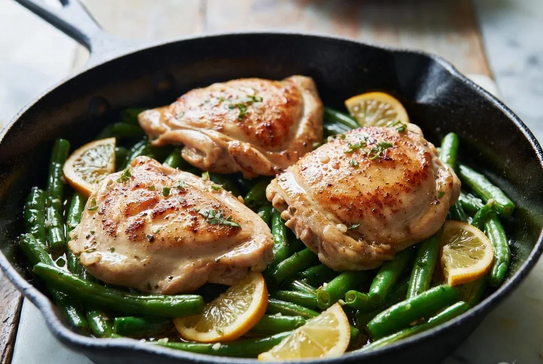 Lemon Garlic Butter Chicken Skillet