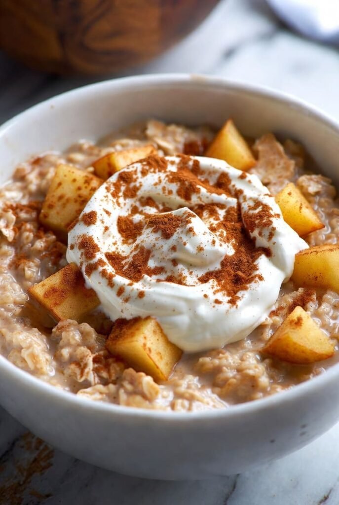 Apple Cinnamon Microwave Oats