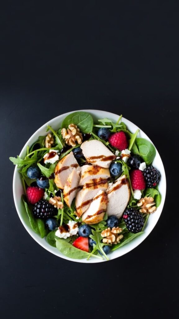 Berry Balsamic Chicken Salad