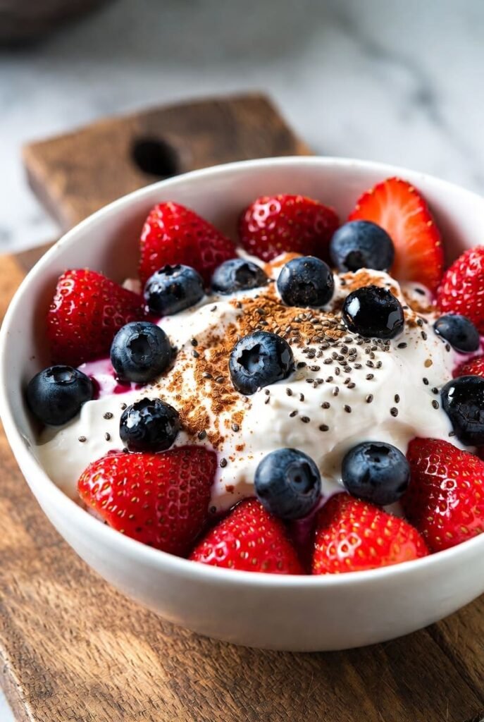 Berry Greek Yogurt Power Bowl