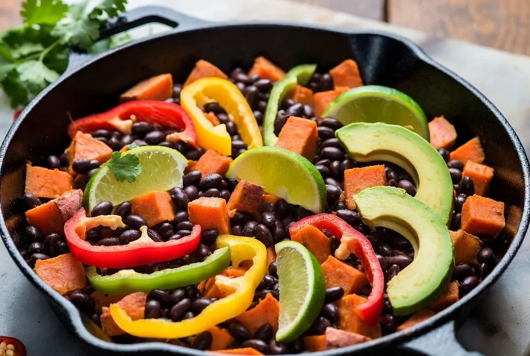 Black Bean Sweet Potato Skillet