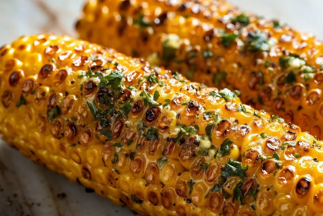 Buttery Herb Grilled Corn on the Cob