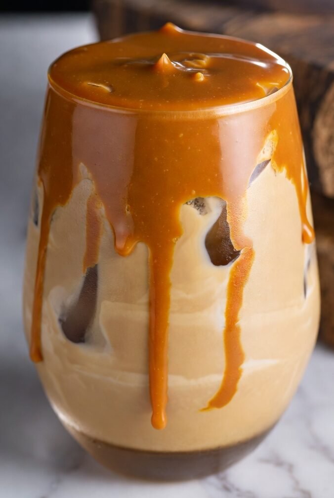 Caramel Drizzle Iced Coffee