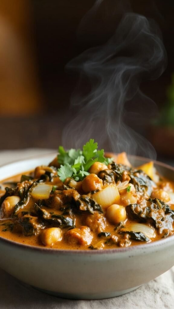 Chickpea Spinach Curry