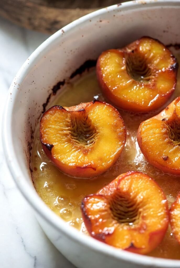 . Classic Butter Cinnamon Baked Peaches
