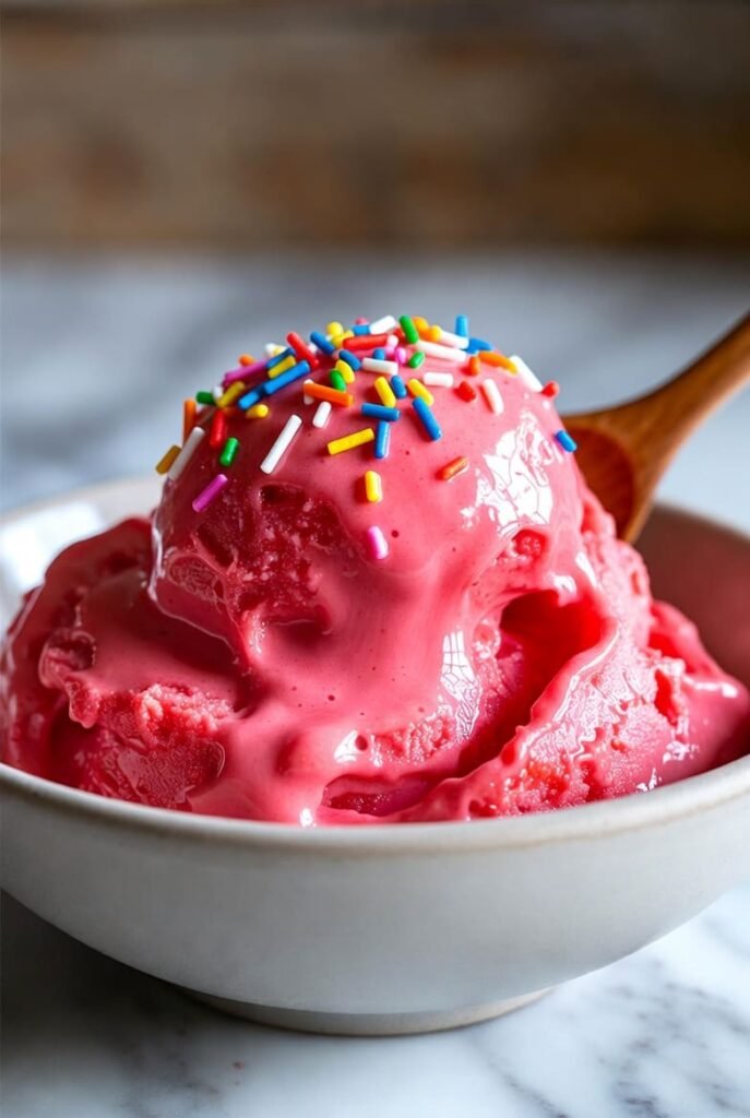 Creamy Strawberry Ice Cream Slime