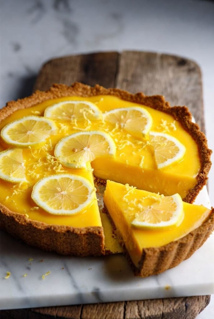 Easy No Bake Lemon Icebox Pie