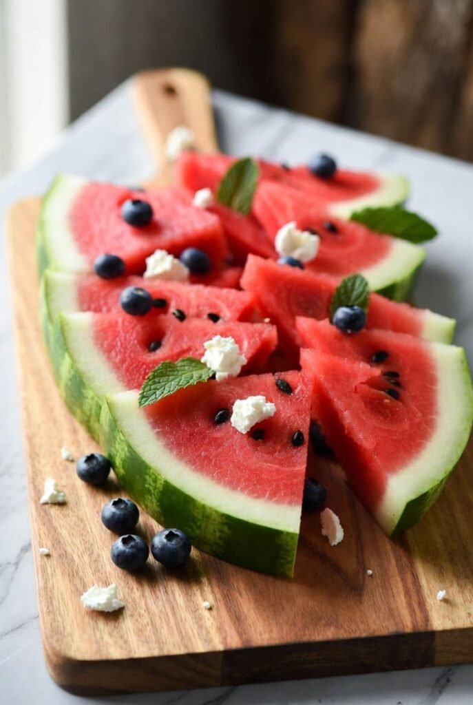 Firecracker Watermelon Slices