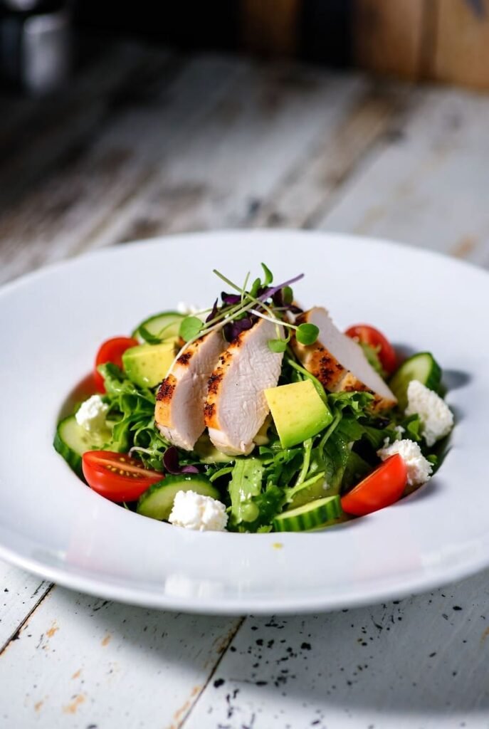 Fresh Chopped Salad with Grilled Chicken