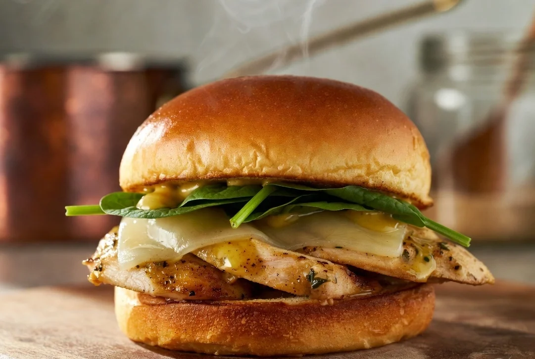 Garlic Butter Chicken Sandwich