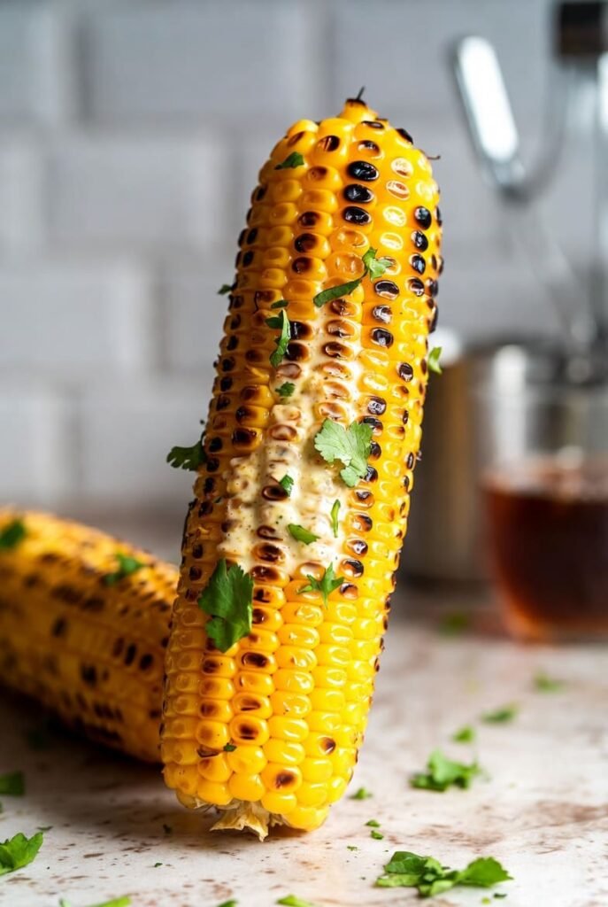 Grilled Corn on the Cob with Chili Lime Butter