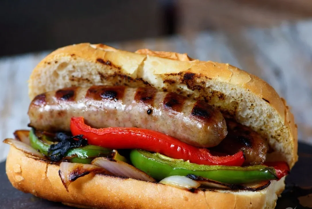 Grilled Italian Sausage with Peppers and Onions