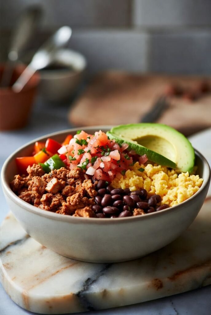 Loaded Breakfast Burrito Bowls