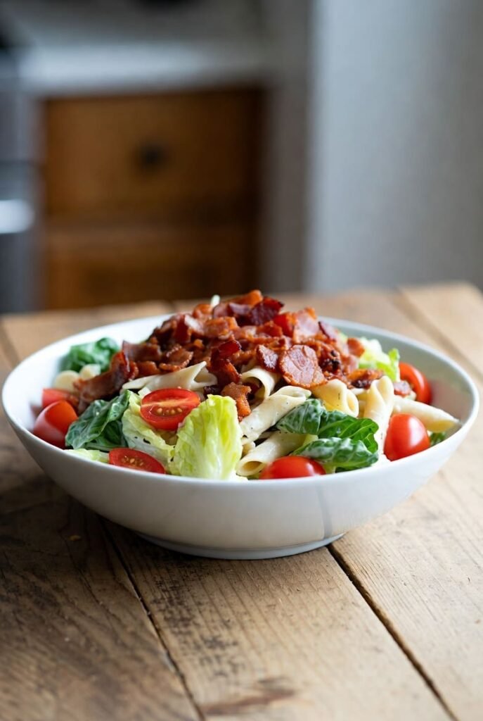 Make-Ahead BLT Pasta Salad