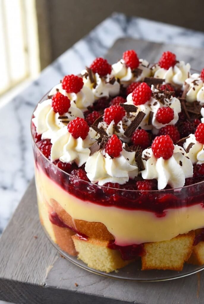 Patriotic Berry Trifle