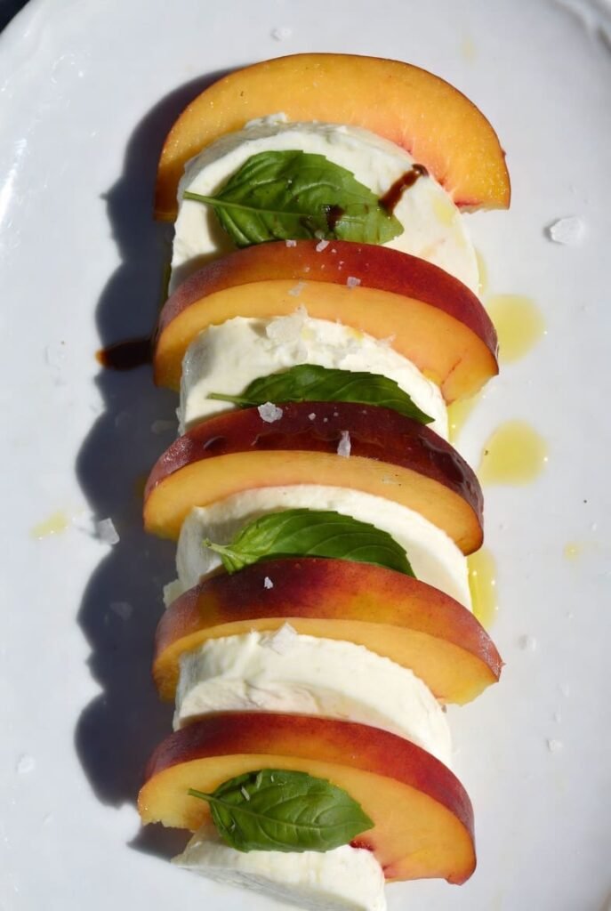 Peach Caprese Salad