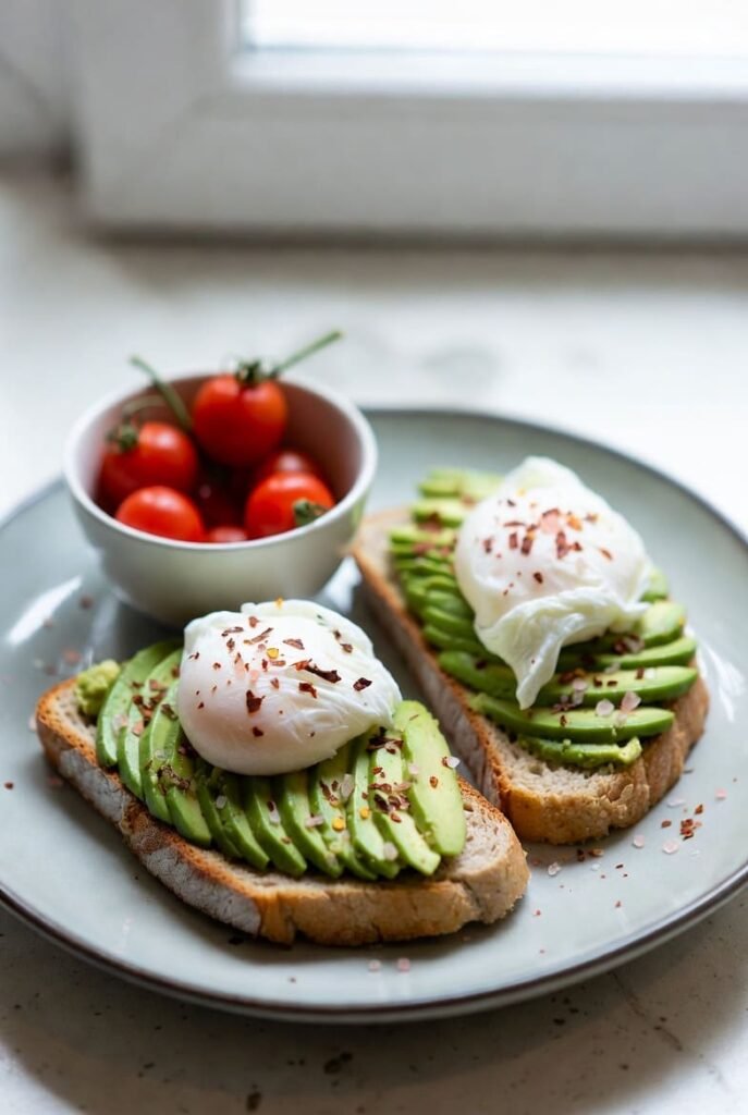 Pink Salt Avocado Egg Toast