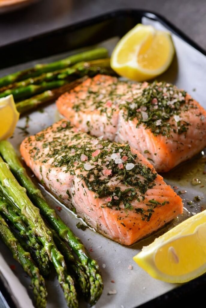 Pink Salt Herb Crusted Salmon