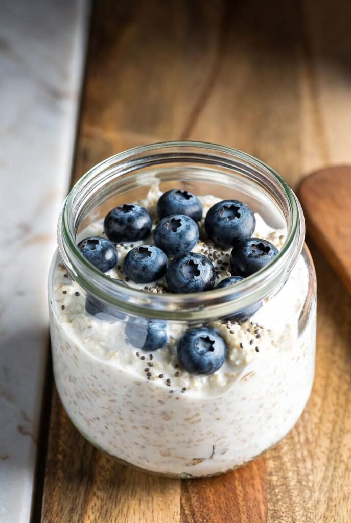 Ricotta Blueberry Overnight Oats