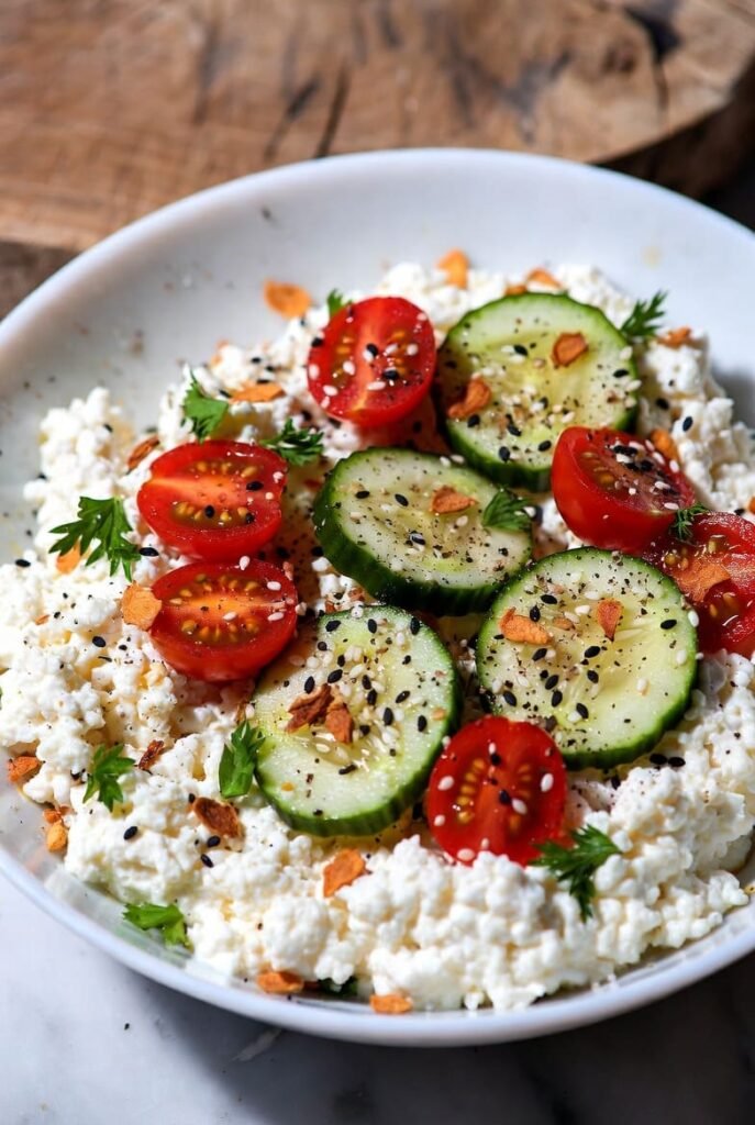Savory Cottage Cheese Breakfast Bowl