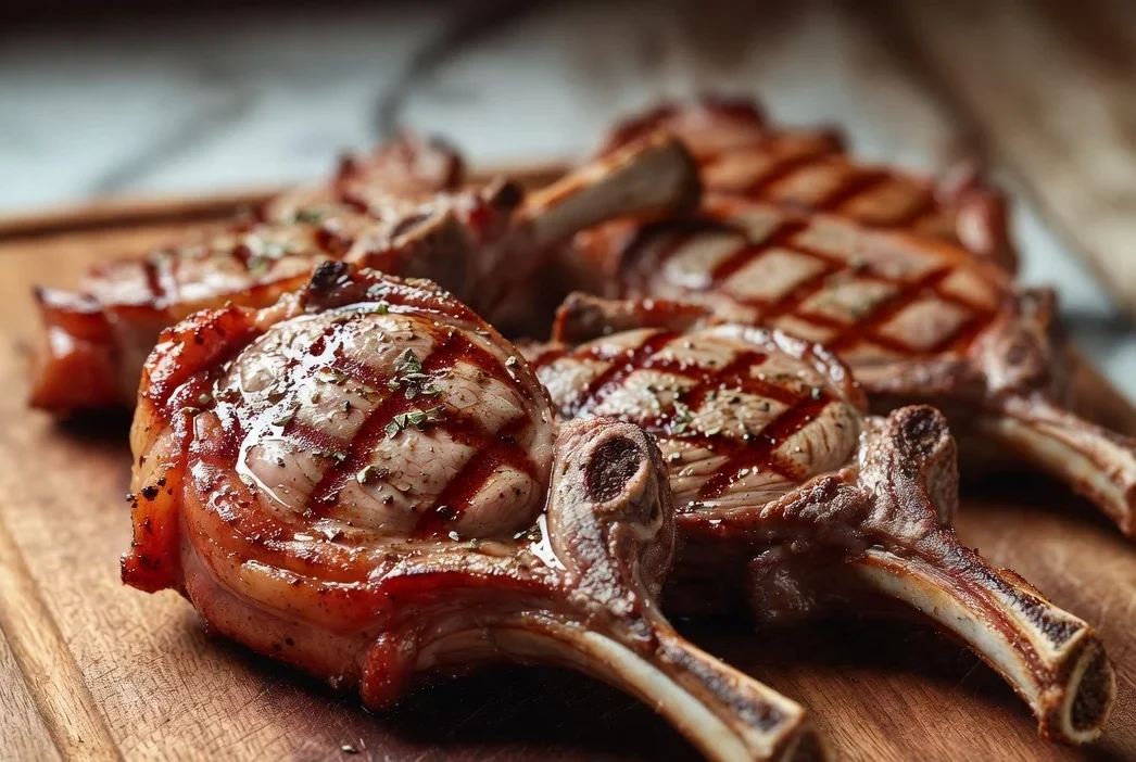 Simple Smoky Grilled Pork Chops