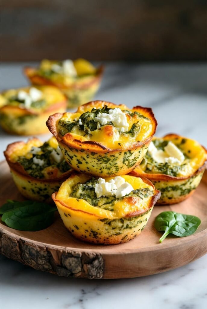 Spinach and Feta Egg Muffins