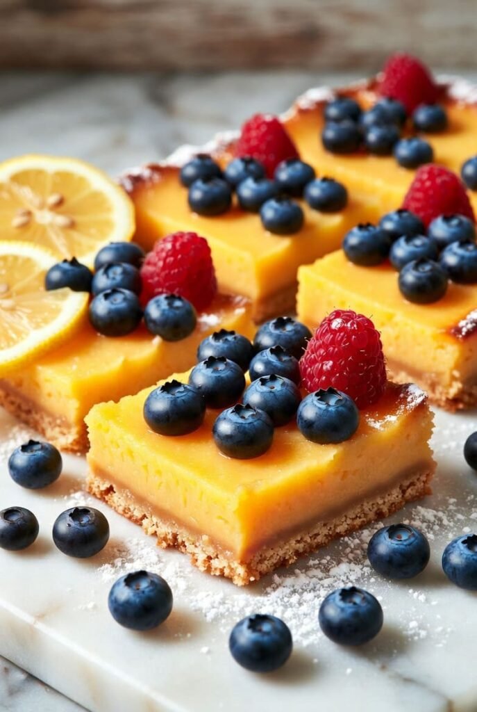 Star-Spangled Lemon Bars